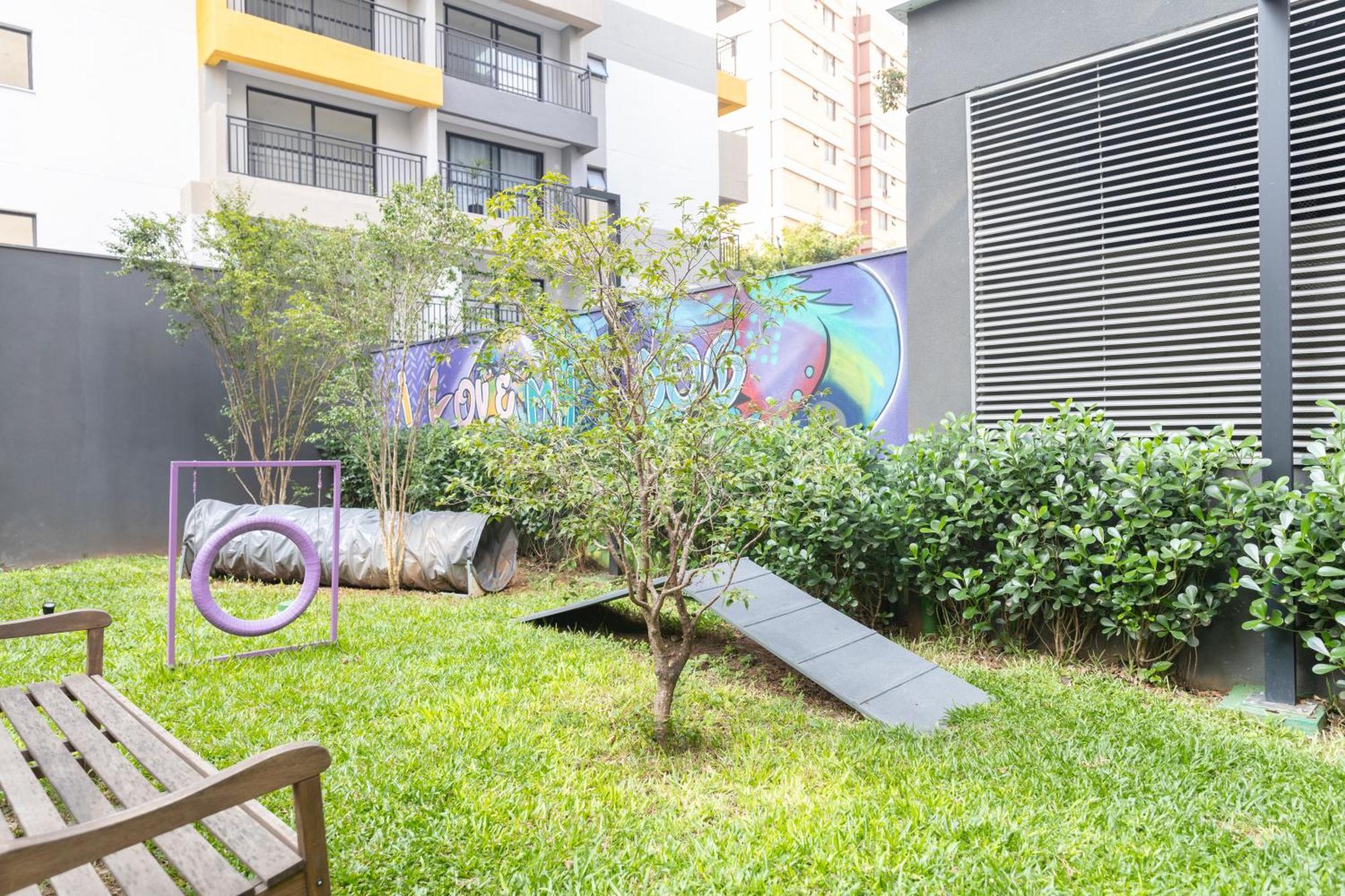 Estudios Com Ac E Varanda Na Bela Vista 公寓 *